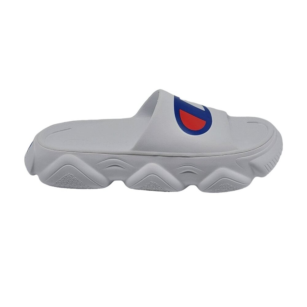 Champion Meloso Squish Slide Sandals Youth Size 7 White CP102003Y‎